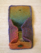 ravelry Frankie Brown Knitted Purse